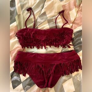 SZ SM Burgundy Becca Swimsuit